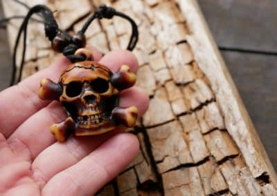 Epoxidharz Kette Totenkopf