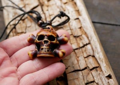 Epoxidharz Kette Totenkopf