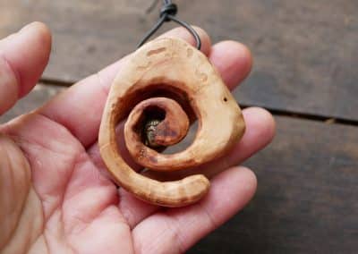Spirale aus Baumperle