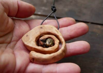 Spirale aus Baumperle