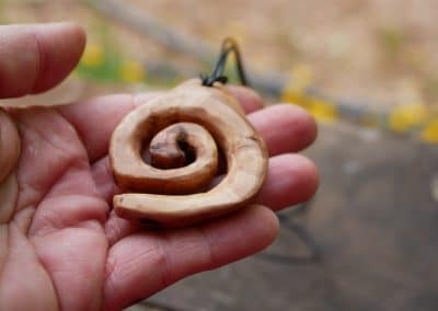 Spirale aus Baumperle