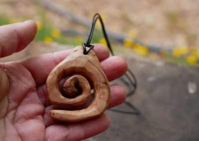 Spirale aus Baumperle