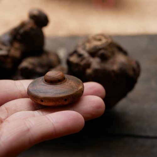 Handschmeichler Ufo aus Baumperle