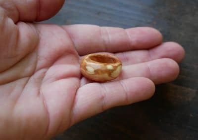 Ring aus Baumperle