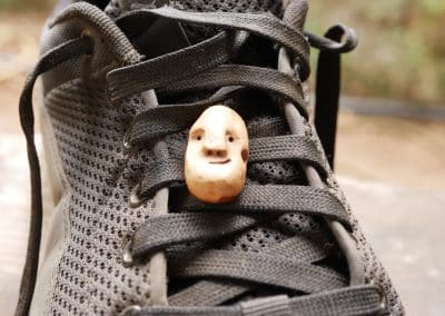 Schuhwichtel aus Baumperle Schuhschmuck für den Schnürsenkel