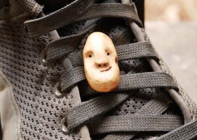 Schuhwichtel aus Baumperle Schuhschmuck für den Schnürsenkel