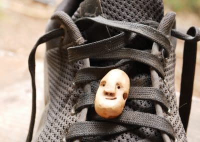 Schuhwichtel aus Baumperle Schuhschmuck für den Schnürsenkel