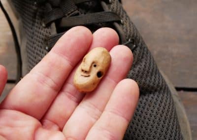 Schuhwichtel aus Baumperle Schuhschmuck für den Schnürsenkel