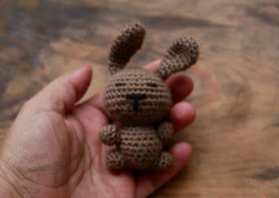 Hase gehäkelt