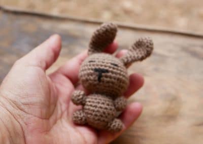 Hase gehäkelt