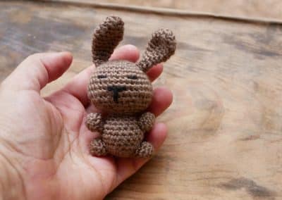 Hase gehäkelt