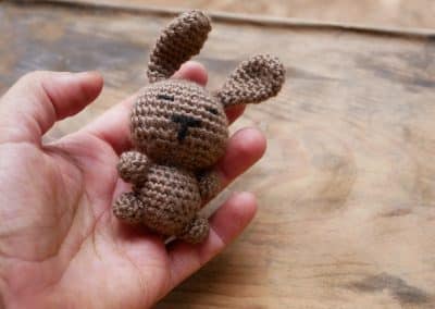 Hase gehäkelt