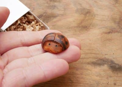 Käfer Baumperle als Handschmeichler