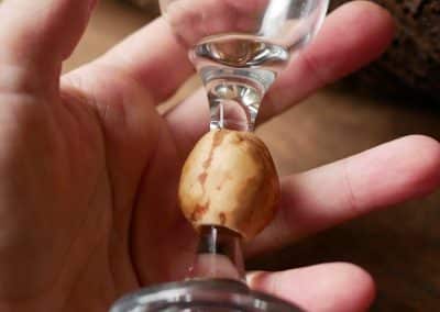 Likörglas mit Baumperle