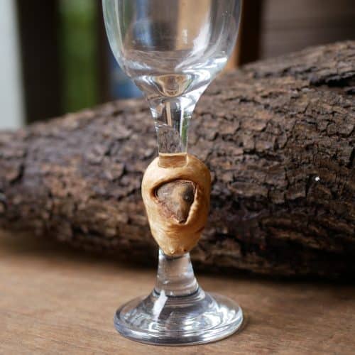 Likörglas mit Baumperle
