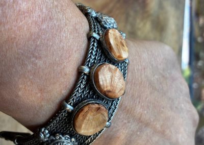 Armband Vintage mit Baumperlen