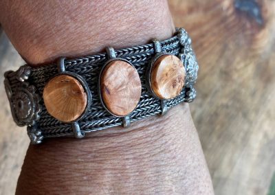 Armband Vintage mit Baumperlen