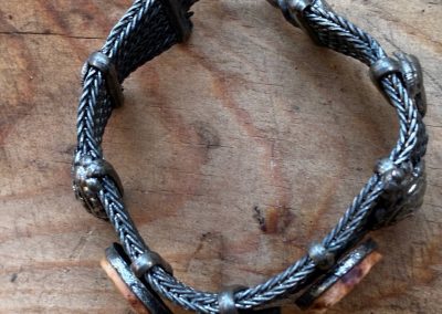 Armband Vintage mit Baumperlen