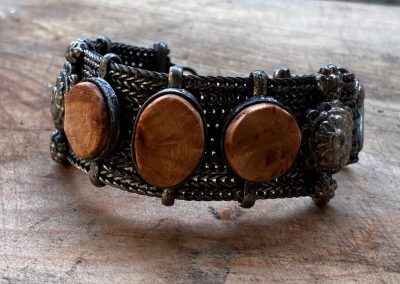 Armband Vintage mit Baumperlen
