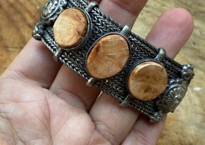 Armband Vintage mit Baumperlen