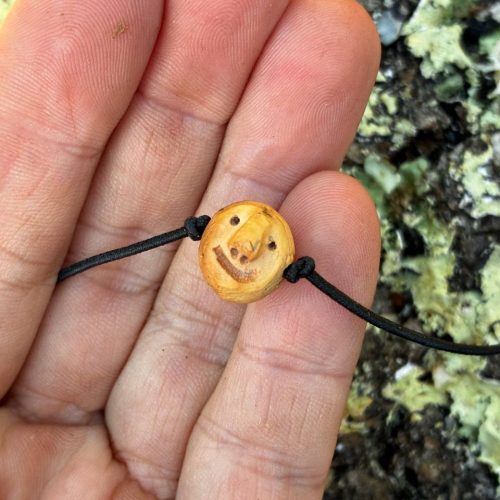 Wichtel Gummiband aus Baumperle