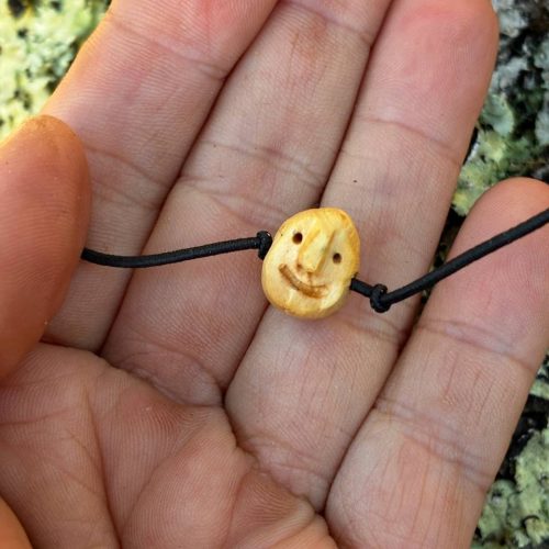 Wichtel Gummiband aus Baumperle