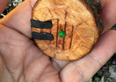 Hobbit Tür aus Baumperle