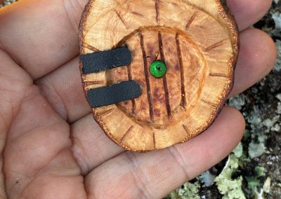 Hobbit Tür aus Baumperle