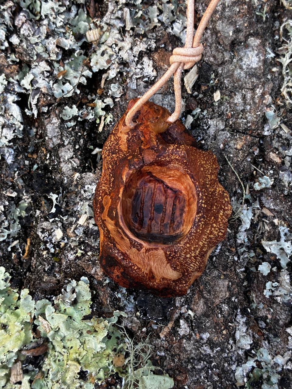 Hobbit Tür aus Baumperle