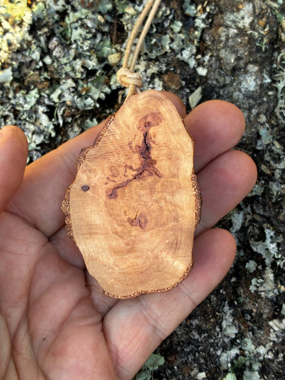 Hobbit Tür aus Baumperle