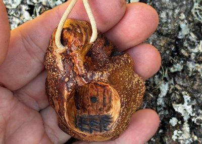 Hobbit Tür aus Baumperle