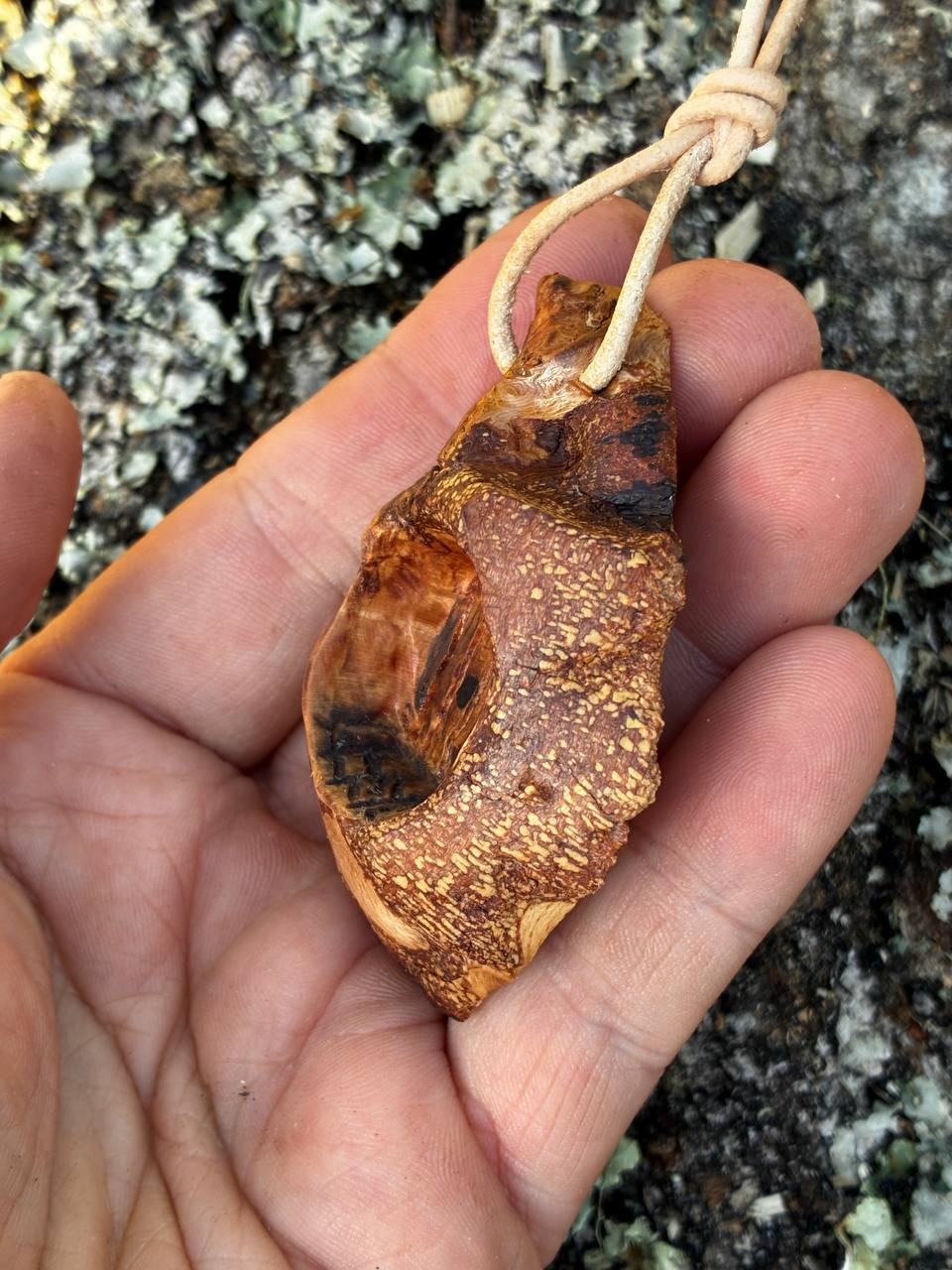 Hobbit Tür aus Baumperle