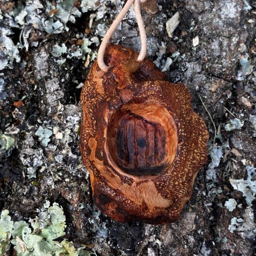 Hobbit Tür aus Baumperle