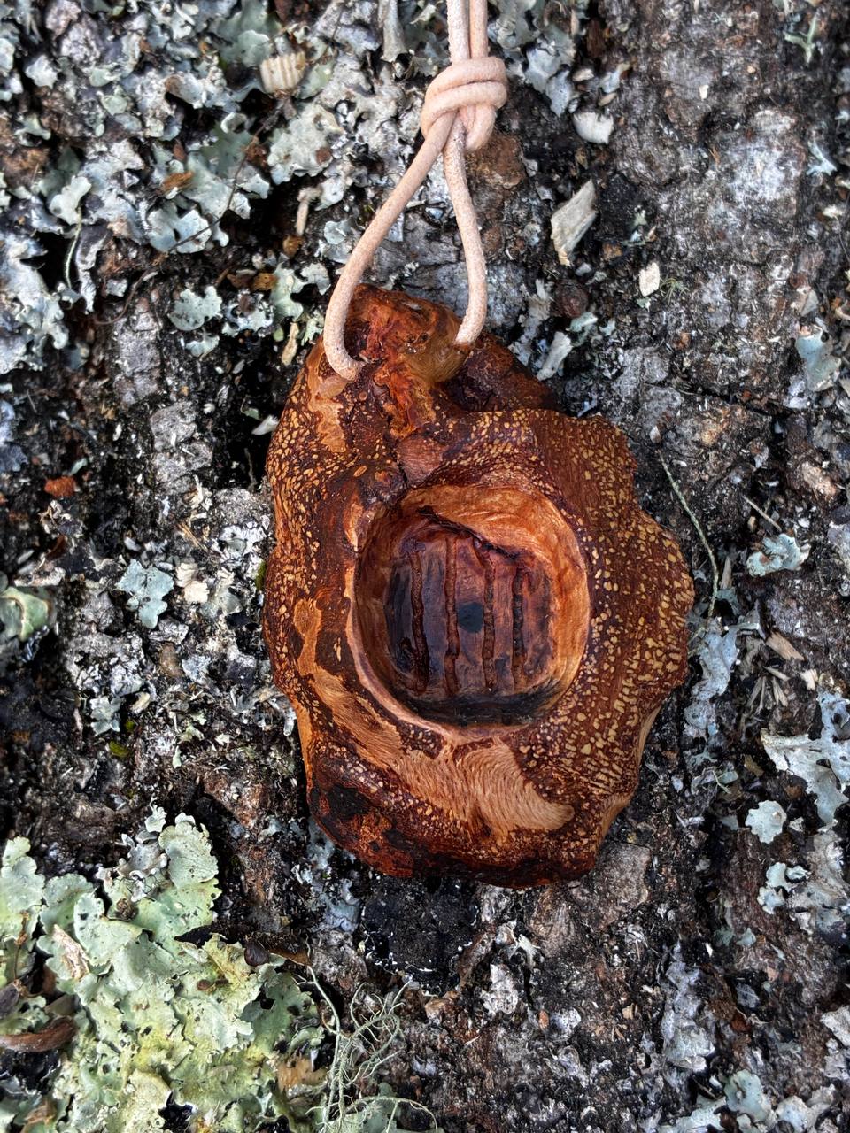 Hobbit Tür aus Baumperle