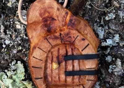 Hobbit Tür aus Baumperle