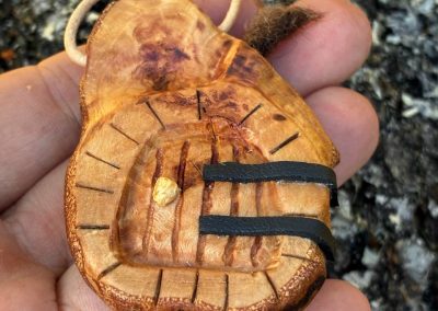 Hobbit Tür aus Baumperle