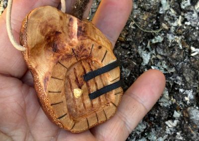 Hobbit Tür aus Baumperle