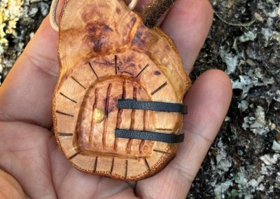 Hobbit Tür aus Baumperle