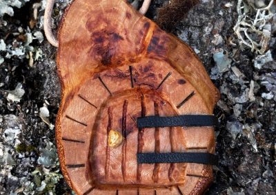 Hobbit Tür aus Baumperle