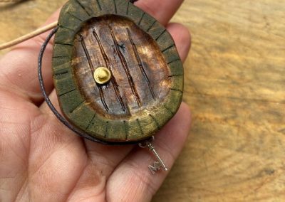 Hobbit Tür aus Baumperle