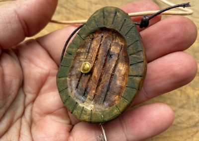 Hobbit Tür aus Baumperle