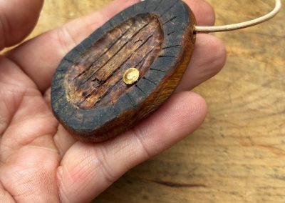 Hobbit Tür aus Baumperle