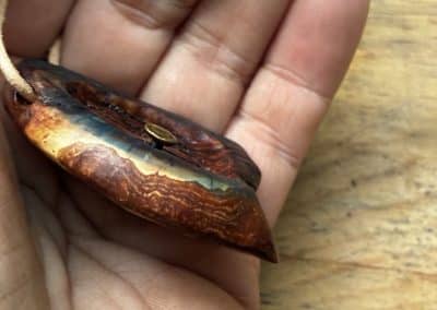 Hobbit Tür aus Baumperle