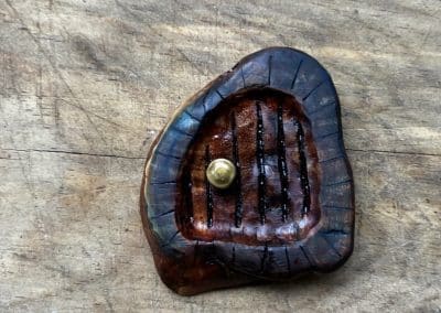 Hobbit Tür aus Baumperle