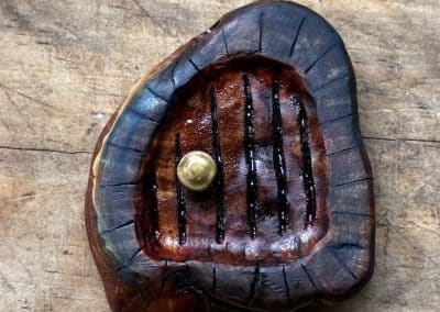 Hobbit Tür aus Baumperle