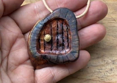 Hobbit Tür aus Baumperle