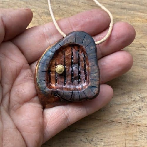 Hobbit Tür aus Baumperle