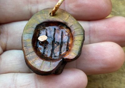 Hobbit Tür aus Baumperle