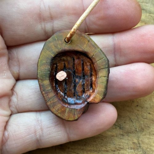 Hobbit Tür aus Baumperle