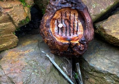 Hobbit Tür aus Baumperle